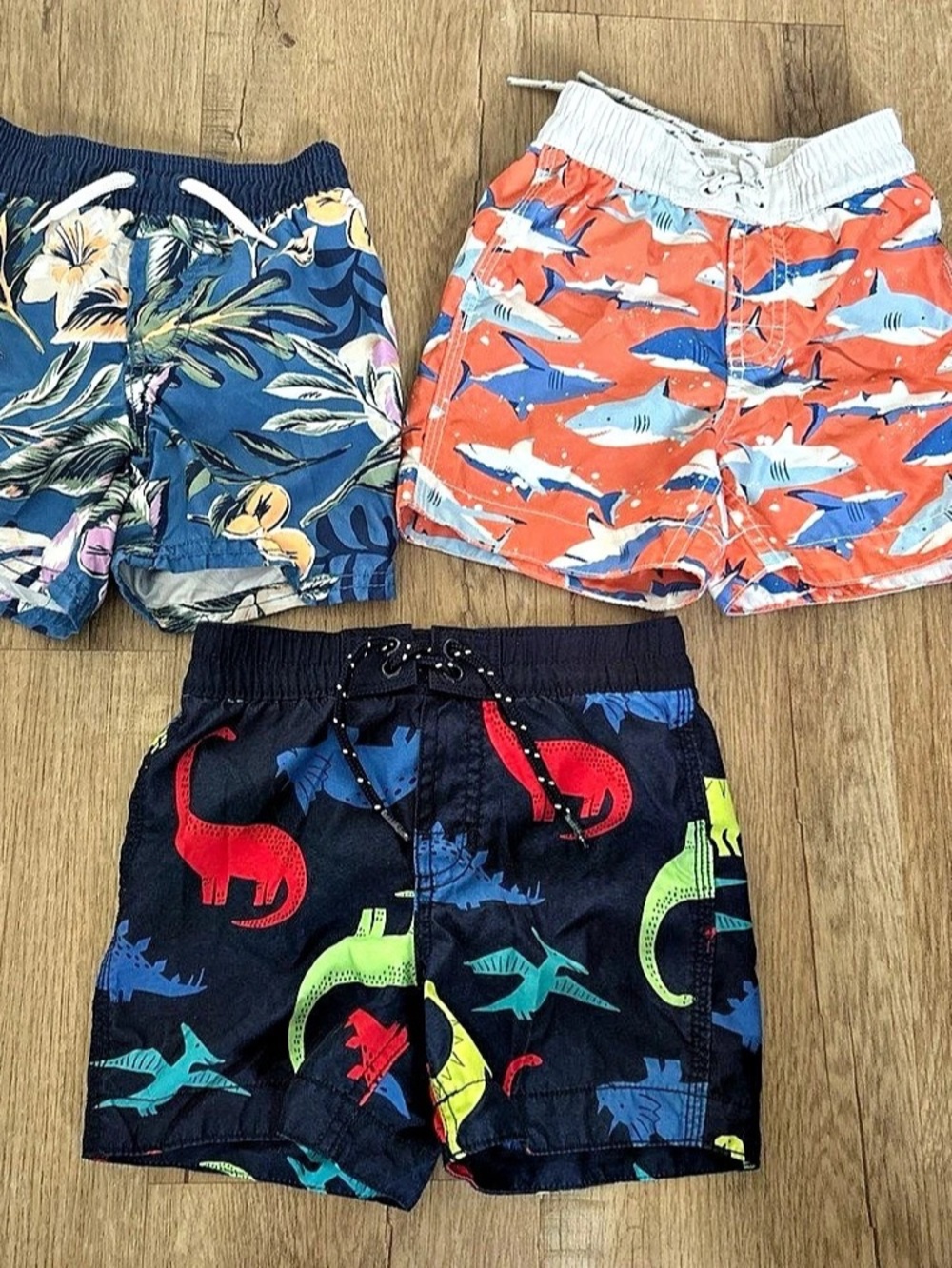 OshKosh B'gosh Baby gap Boys Size 2T-18-24 Months Swim Trunks 3-Piece